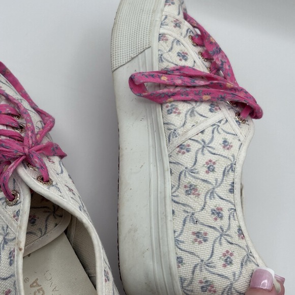 Love Shack Fancy x Superga Floral Sneakers Womens Size 10 Sz 41 - Picture 5 of 10